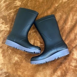 Black rubber boots 👢 size 8